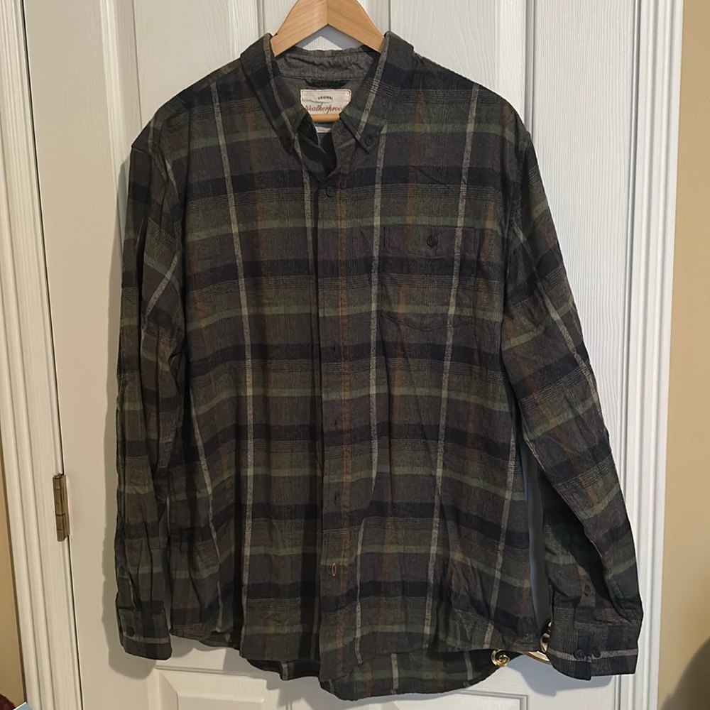 Original Weatherproof Vintage flannel plaid shirt